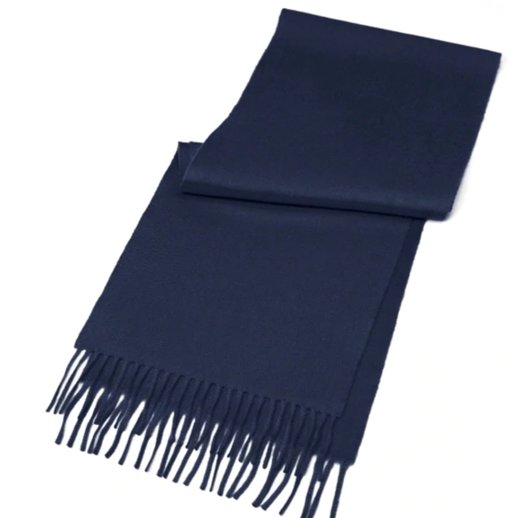 NEW Brooks Brothers 100% Cashmere Fringe Scarf - Picture 2 of 4
